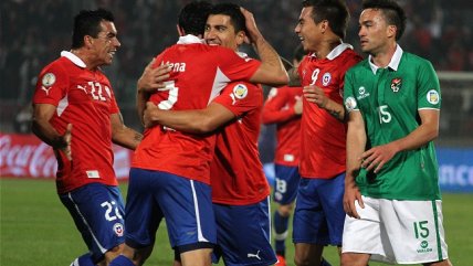 Chile logró una trabajada victoria sobre Bolivia y sigue peleando un cupo a Brasil 2014