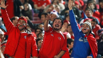 Chile ocupa el segundo lugar en asistencia de público a duelos de las Clasificatorias