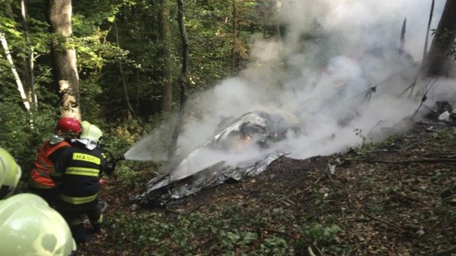  Siete muertos al chocar dos aviones en Eslovaquia  