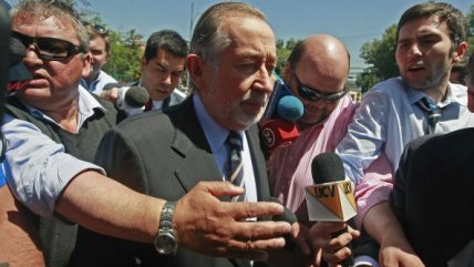 La llegada de Jovino Novoa al Centro de Justicia por juicio abreviado