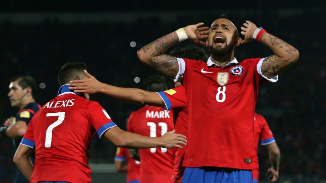  Chile sigue quinto en clasificación de la FIFA  