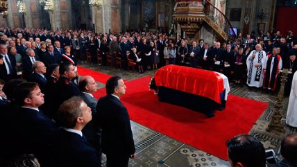   Emotivos discursos de los nietos de Patricio Aylwin durante misa fúnebre 