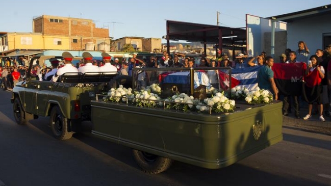  Cenizas de Fidel Castro fueron trasladadas a cementerio  