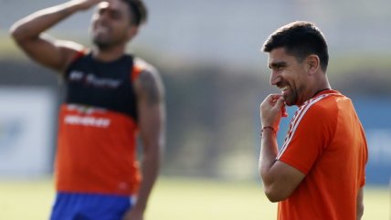   David Pizarro cumplió con su primera práctica tras ser oficializado en U. de Chile 