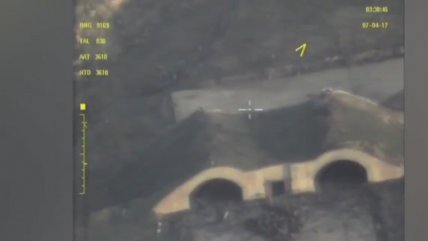   Dron ruso muestra cómo quedó Siria tras ataque de EEUU 