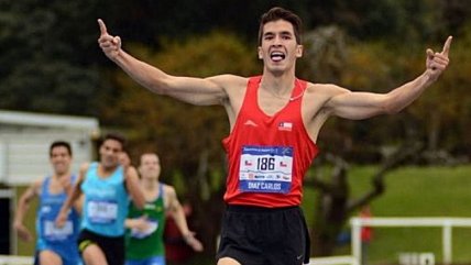 Carlos Díaz fue plata en los 1.500 metros  