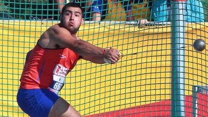  Humberto Mansilla ganó plata en lanzamiento del martillo  