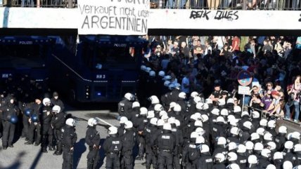   Incidentes y manifestaciones en Alemania a un día de cumbre del G-20 