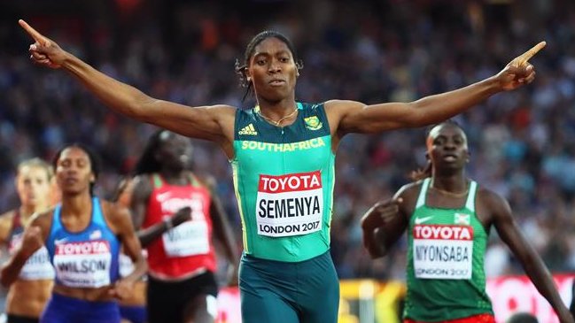  Semenya se impuso en los 800 metros en Londres  