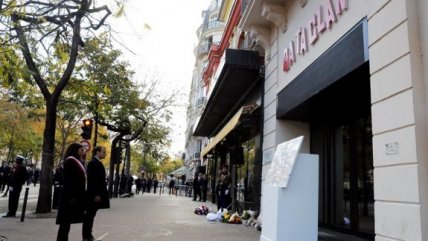   Macron abrió los homenajes por los atentados del 13-N 