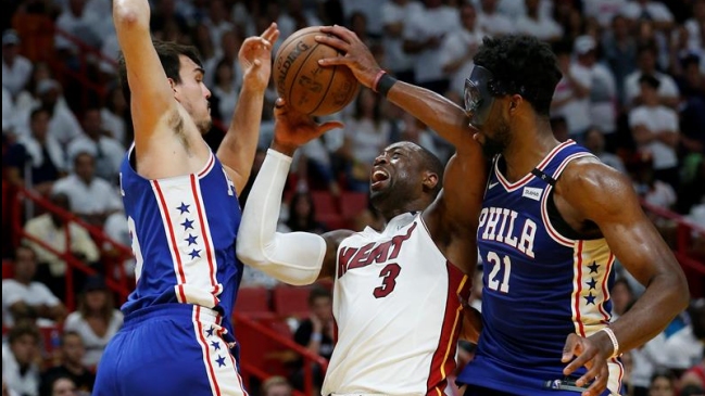  Philadelphia 76ers quedó a un juego de eliminar a Miami Heat  