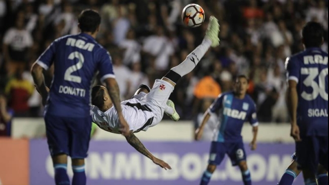  Racing rescató un empate en su visita a Vasco da Gama  