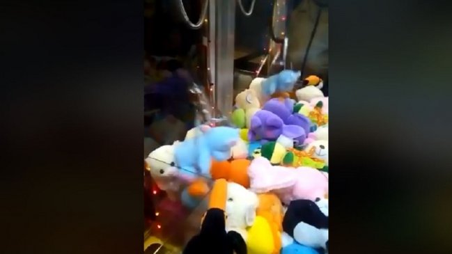  Joven reveló el truco para ganar en máquinas de peluches  