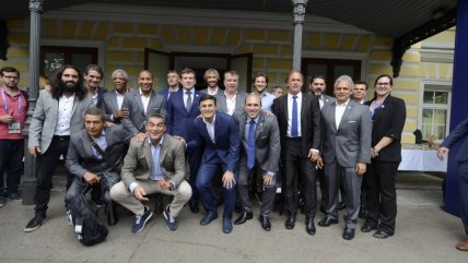   Reinaldo Rueda compartió con figuras sudamericanas en Simposio de la Conmebol 