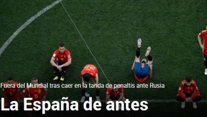 La prensa se mostró resignada tras la eliminación: Volvimos a ser la España de antes