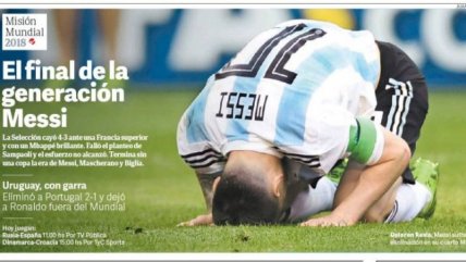 Portadas de los diarios argentinos resaltaron 