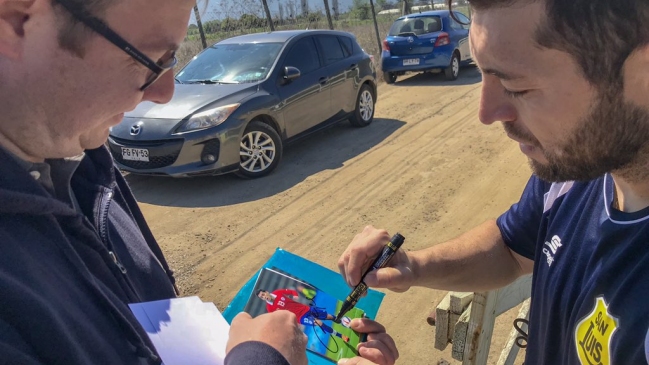  Coleccionista inglés llegó a Quillota por la firma del mundislita 