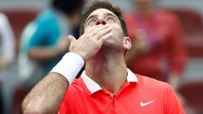  Del Potro pasó a la final en Beijing tras el retiro de Fognini  