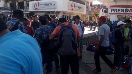   El avance de la caravana de migrantes que busca ingresar a Estados Unidos 