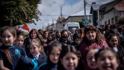   Las postales que dejó el simulacro estudiantil de sismo y tsunami en la Región de Magallanes 