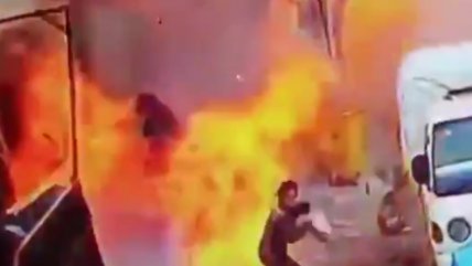   Revelan imágenes de la explosión que mató a cuatro soldados en Siria 