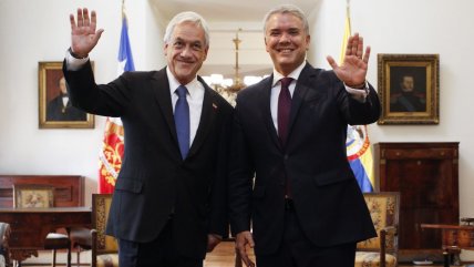  La reunión de Piñera y Duque en La Moneda  