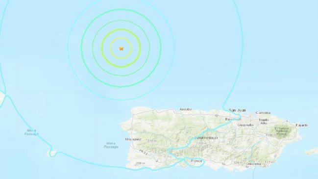  Fuerte y prolongado temblor sacudió a Puerto Rico  