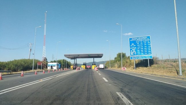  Este viernes sube el peaje de Ruta Interportuaria Talcahuano-Penco  