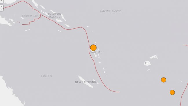  SHOA descarta que terremoto en Vanuatu provoque tsunami en Chile  