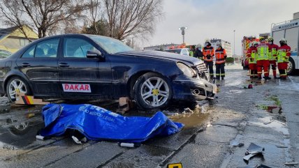   Punta Arenas: impactante simulacro llama a prevenir accidentes de tránsito durante Fiestas Patrias 