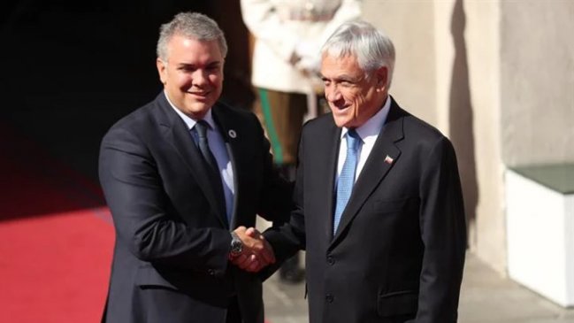   Piñera llegará este viernes a Colombia en el marco de su gira por Sudamérica 