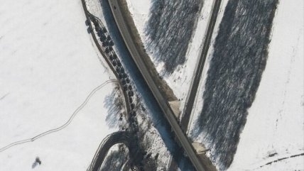   Imágenes satelitales muestran despliegue de las tropas rusas en frontera con Ucrania 