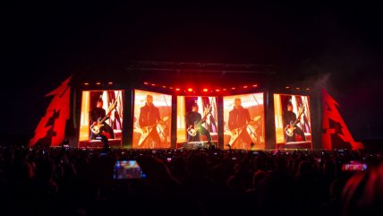   Metallica inició su gira mundial con potente show en Santiago 
