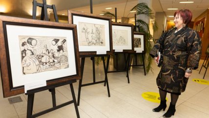   UDD alberga exposición de obras de Jorge 