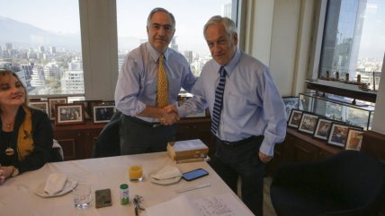   Piñera refuerza su reaparición pública: Ahora se juntó con la directiva RN 