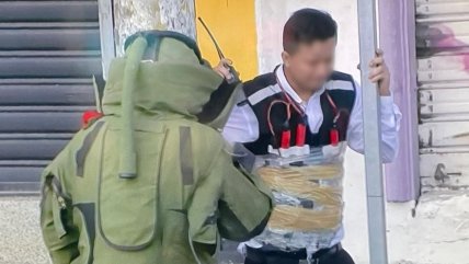   Policía desactivó bomba adherida al cuerpo de un hombre en Ecuador 