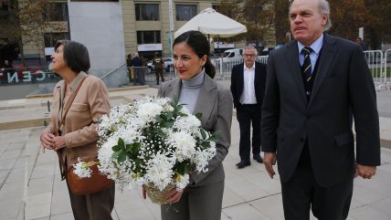   Rosa María Payá rindió tributo a Patricio Aylwin: 