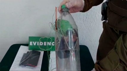   En una botella, sujeto intentó lanzar ocho celulares al interior de la cárcel de Talca 