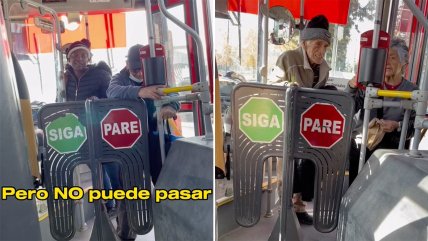  Viral de TikTok abrió debate por torniquetes del Transantiago  