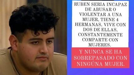  Hermana de Rubén alegó por expulsión de Gran Hermano  