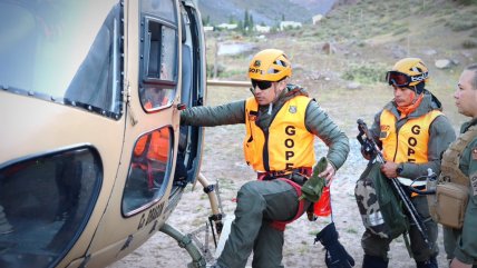   GOPE intenta recuperar cuerpos de los andinistas argentinos fallecidos en el Cerro Marmolejo 