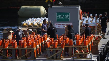   Autoridades inspeccionaron material pirotécnico a dos días de la fiesta de Año Nuevo en Valparaíso 