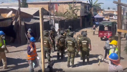  Búsqueda de ladrón terminó con siete detenidos en una toma de Colina  