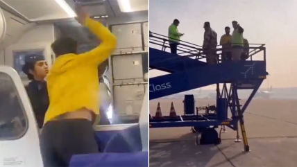   Pasajero golpeó al piloto luego de anunciar un retraso en el vuelo 