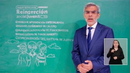   Ministro Cordero explica trabajo del Gobierno en Reinserción Social Juvenil 