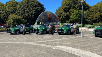   Carabineros de Castro recibió 5 nuevas patrullas todoterreno 