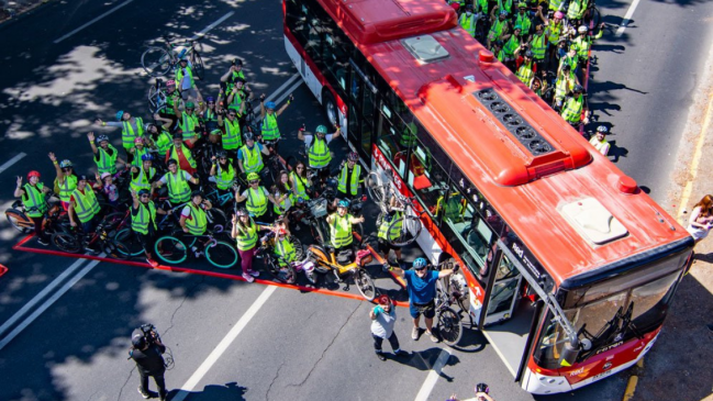  ONG Bicicultura junto a Conaset realizaron actividad para fomentar la seguridad vial  