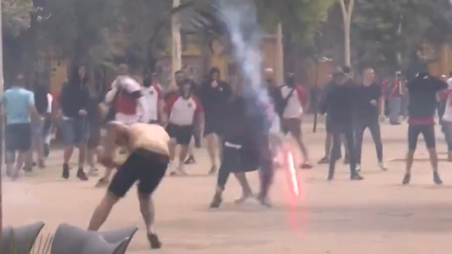   Ultras de Athletic Club y Mallorca se pelearon en la previa de la final de la Copa Del Rey 