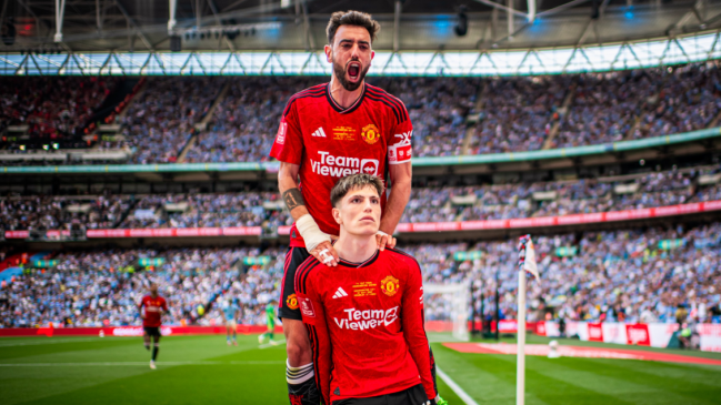   [VIDEOS] Manchester United golpeó al City en la FA Cup gracias a Garnacho y Mainoo 