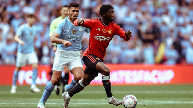  Manchester United venció al City en la final de FA Cup  